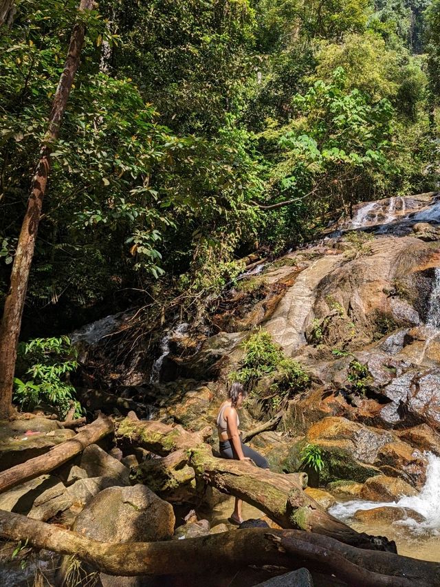 The Kanching waterfall is beautiful!