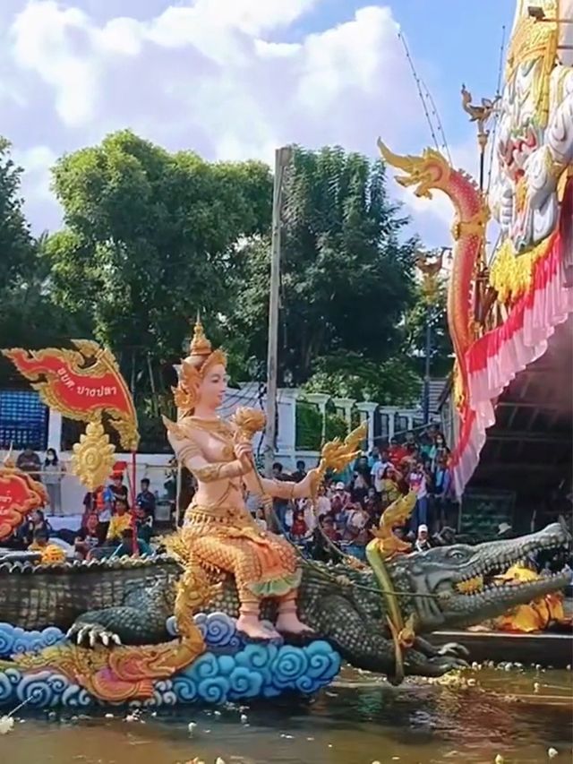🍁ประเพณีรับบัว ณ.วัดบางพลีใหญ่ใน