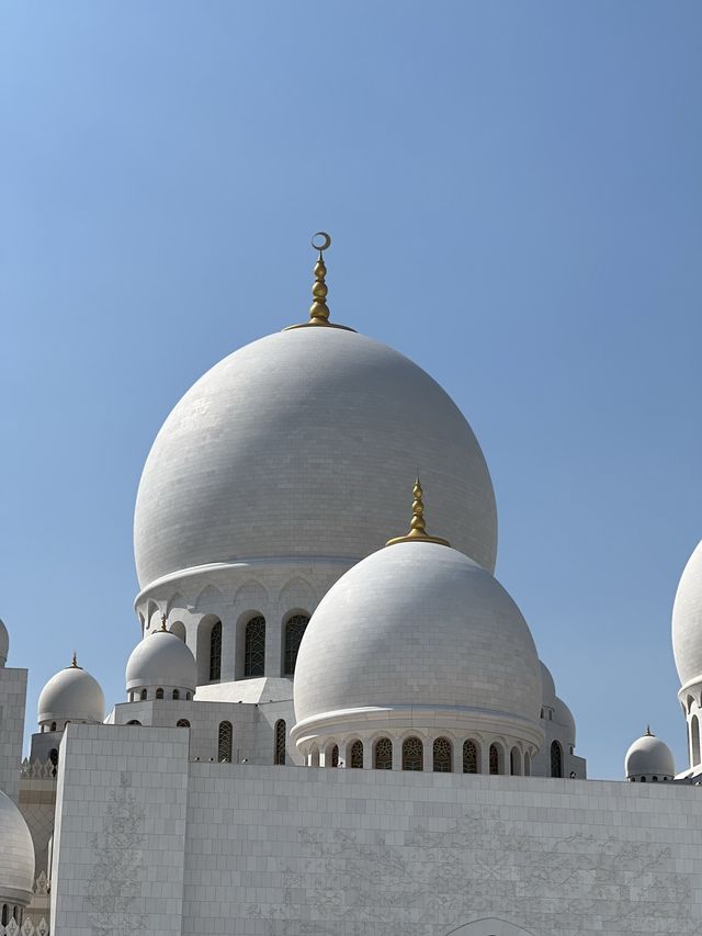 Lost in the beauty of Sheikh Zayed Mosque