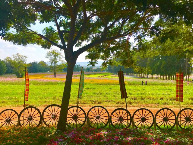 Nestled in a serene countryside. 