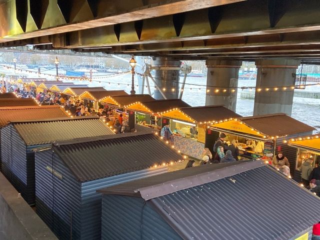 【倫敦冬季必去】南岸冬季市場：美食、禮品、景色