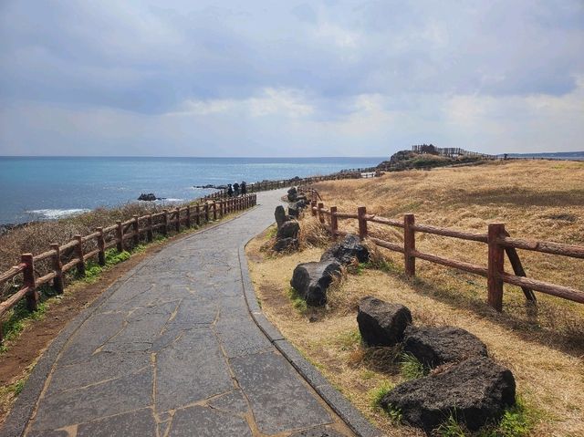 Strolling at Seopjikoji at Jeju Island