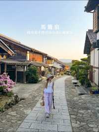岐阜県中津川市の古い町並み