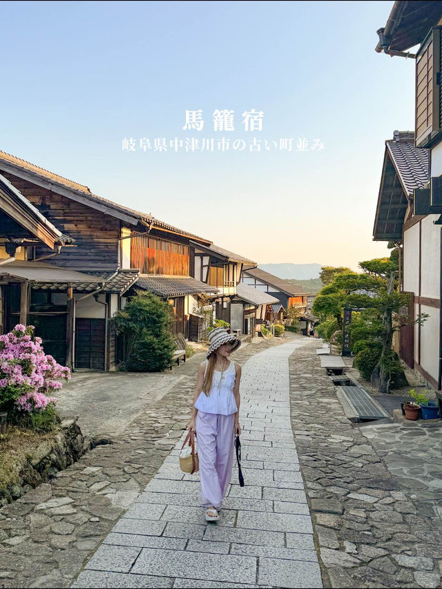 岐阜県中津川市の古い町並み