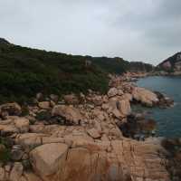 南丫島圓角奇石廢堡燈塔，適合悠閒時光
