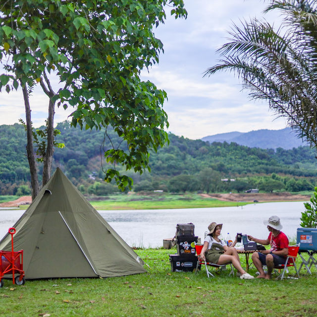 🏕️ พิมพ์ภาภัทรฟาร์ม เขาจุกลานกางเต็นท์ ระยอง⛺️