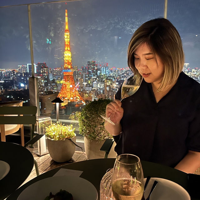 東京虎之門艾迪遜飯店 - 頂樓無限暢飲香檳，浪漫東京鐵塔夜景