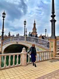 😍Beautiful Square in Seville💙🌟