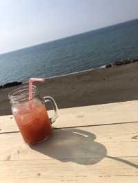 【上越市】海を眺めながら黄昏られるカフェ☕