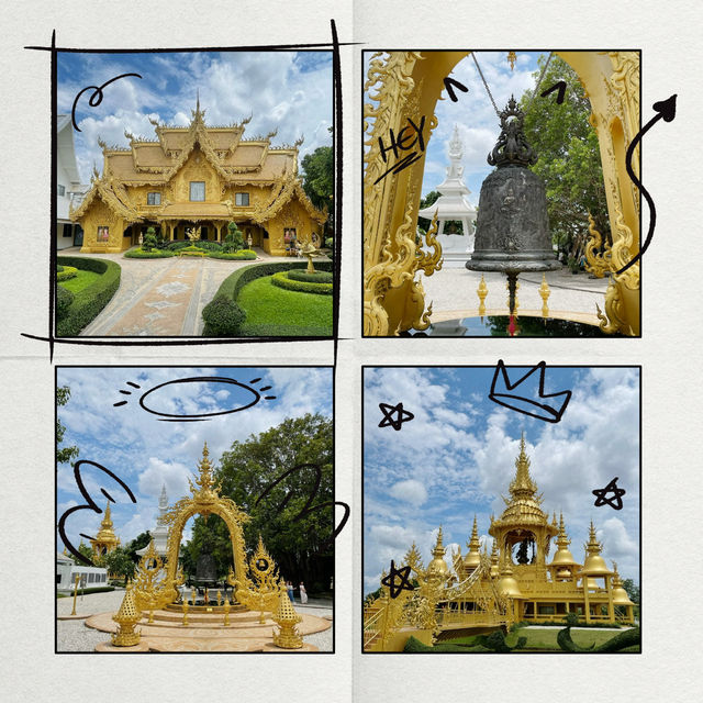 Wat Thepleela：金碧輝煌中的花園秘境 🌺
