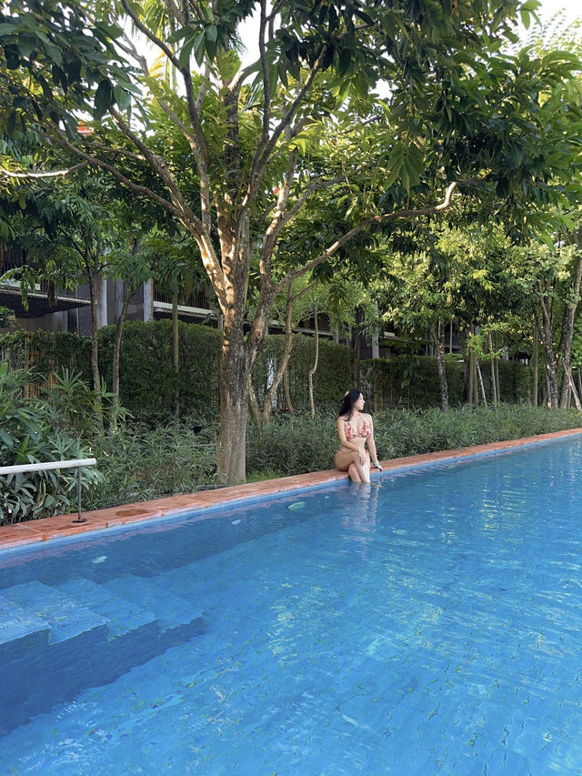 핑강 옆 울창한 녹색 정원에 자리잡은 보금자리 🧚‍♂️💚