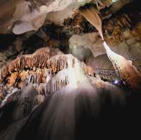 Witness the magnificient limestone formation at Gosu Cave