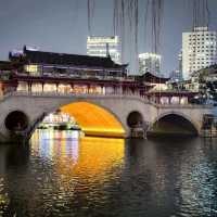  สะพานอันชุน แม่น้ำจูเจียง : ยามค่ำ เฉิงตู ต้องมา