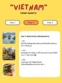  🇻🇳 3 Days 2 Nights in Viet