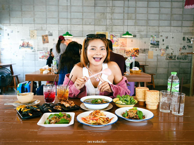 #เปิดใหม่เกาะล้าน ร้านอาหารอีสานสุดแซ่บ ตกแต่งสไตล์