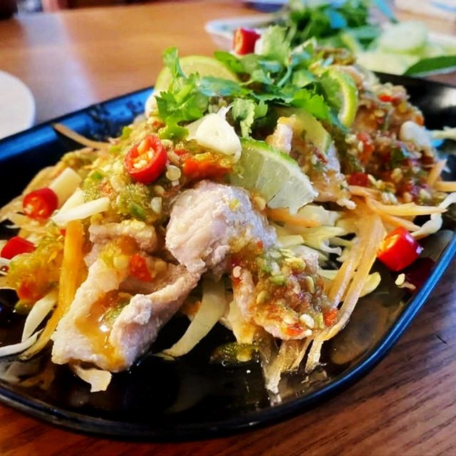 📍ส้มตำคุณตั๊ก ริมเขื่อน ลำภูรา อ.ห้วยยอด