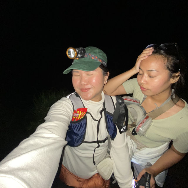 Catching Sunrise on Top of Ijen Mountain