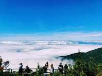 泰國清邁著名茵他農國家公園景點：Kew Mae Pan Viewpoint，美麗的雲海，適合休閒徒步打卡拍照📸