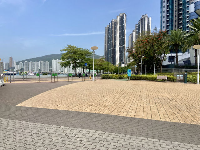 享受陽光溫暖與自然之美☀️🌱荃灣海濱公園✨🌊