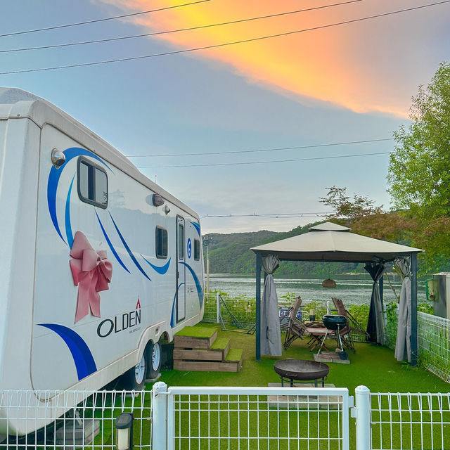 🏕️ 경기 가평 올덴카라반캠핑장, 자연 속 힐링 캠핑! 