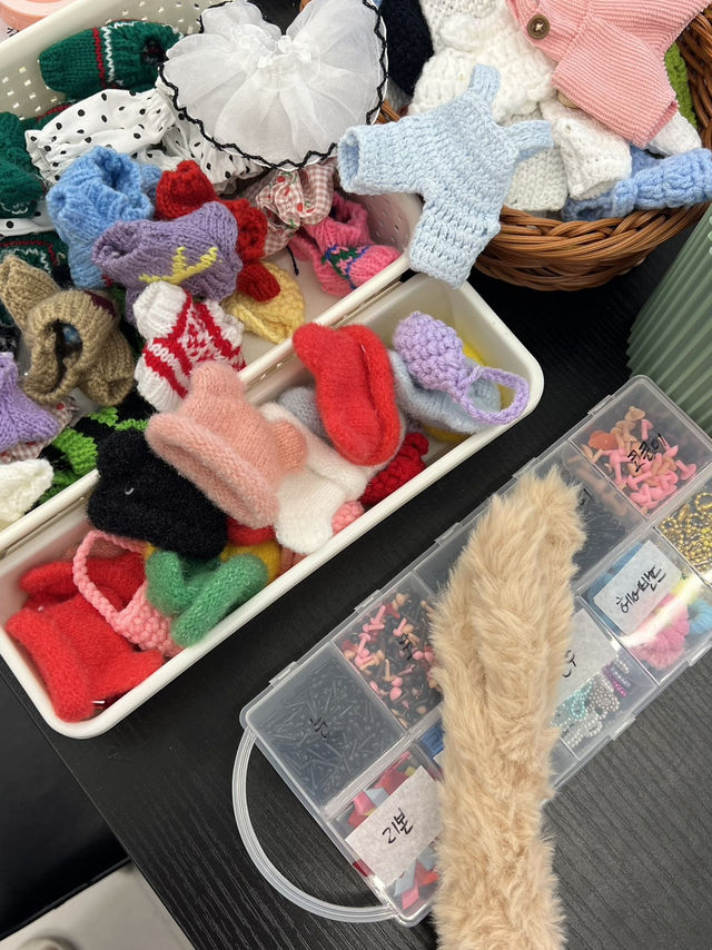 ทำตุ๊กตา diy ที่ย่านฮงแด (감정선 홍대)