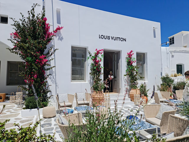 Mamma Mia White & Blue Greek Island