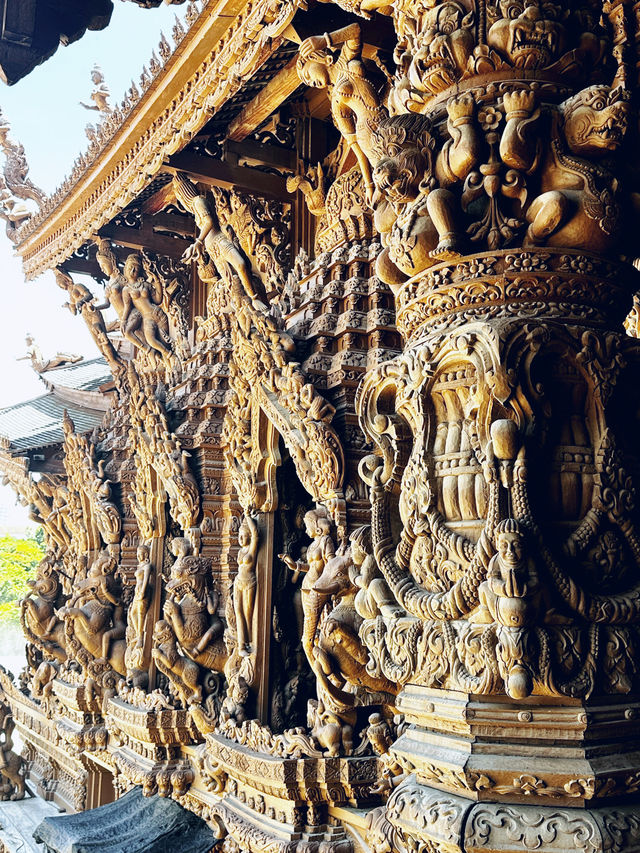 Sanctuary of Truth living wooden art 