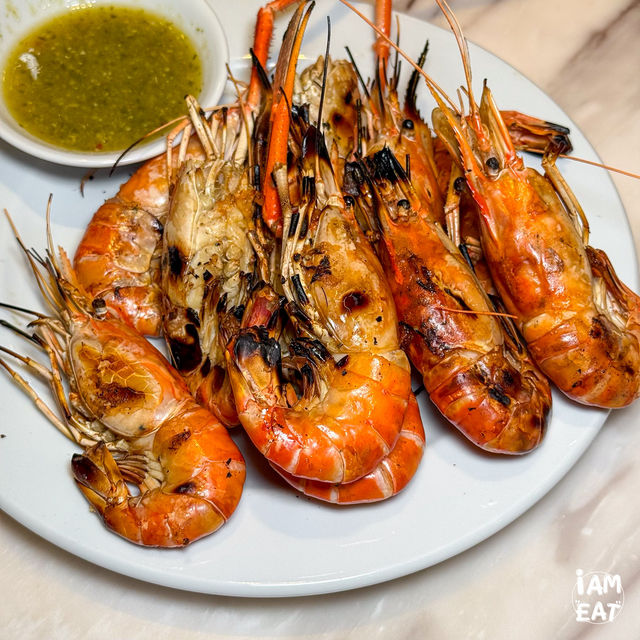 บุฟเฟ่ต์ขาปูหิมะ  กุ้งเผา Seafood เพียบ!