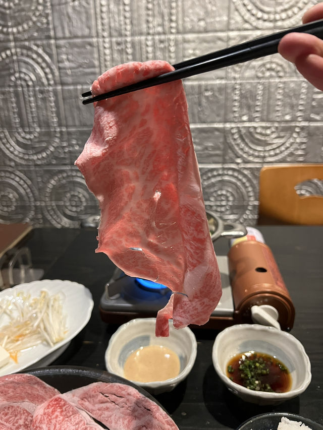 日本岡山壽喜燒（一個人也能吃好料和牛火鍋）