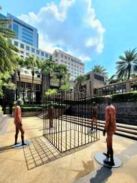 The modern art sculptures of Parkview Square