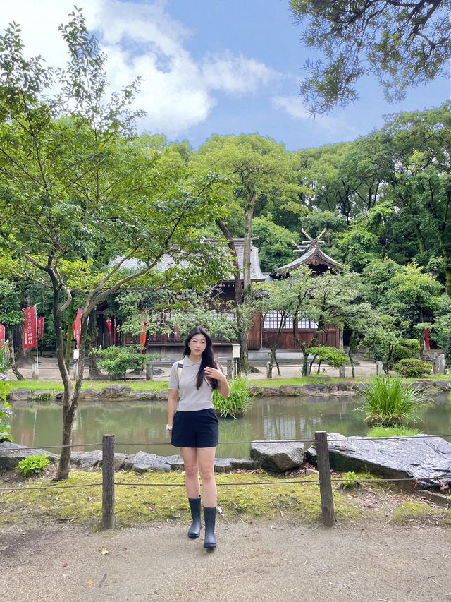 후쿠오카 도심 속 자리한 유서 깊은 신사 ⛩️