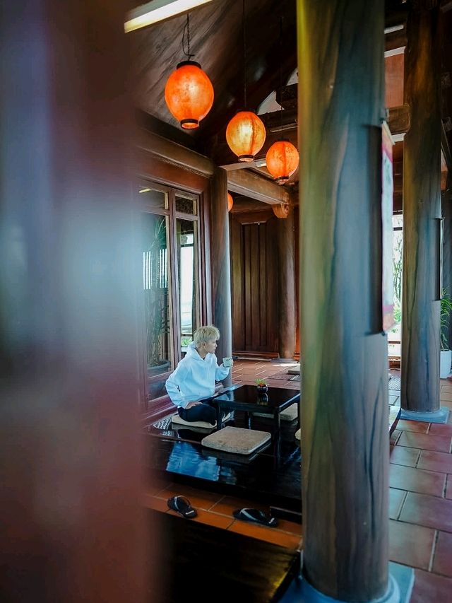 ร้านน้ำชาตรงทางขึ้นวัดหลินฟงเซ็น