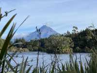 🌄 Lake Mangamahoe｜Taranaki火山腳下的鏡面湖泊 