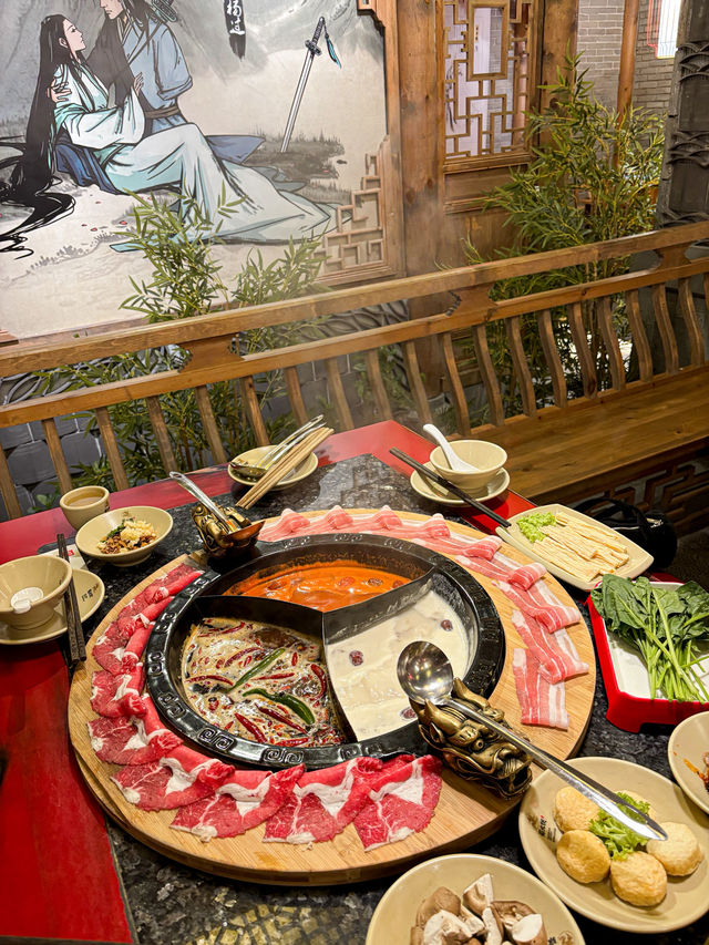 Hotpot for dinner in Kuala Lumpur