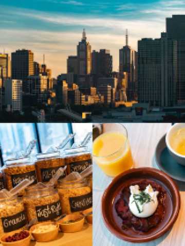 住墨尔本南岸万豪AC酒店!最Chill城市天際線早餐體驗🌆