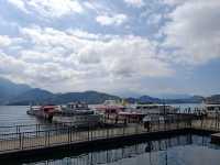 The Great Shuishe Pier in Sun Moon Lake area, Nantou County, Taiwan