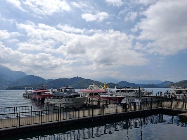 The Great Shuishe Pier in Sun Moon Lake area, Nantou County, Taiwan
