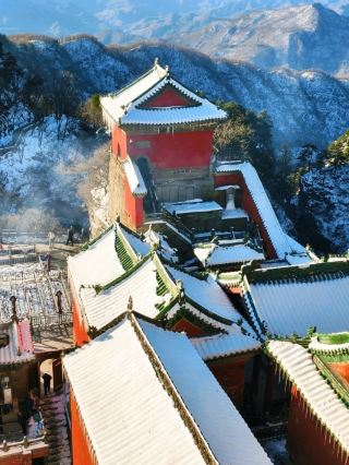 ❄️ Wudang Mountain in Snow | A Winter Poem Come to Life