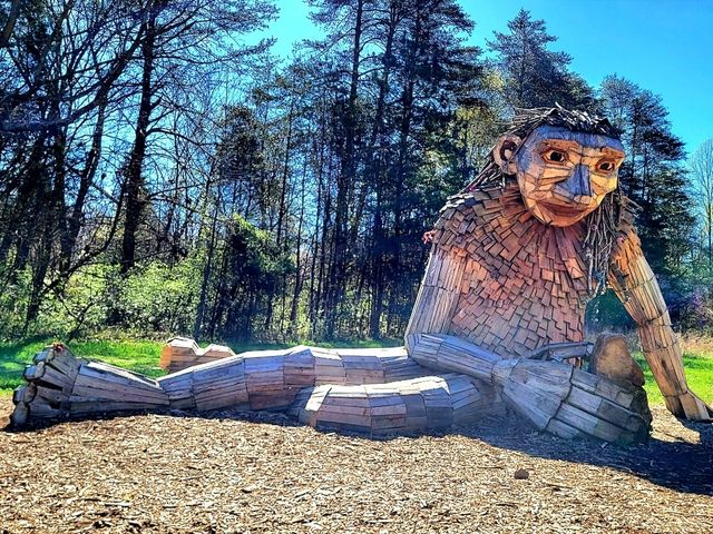 A family of forest giants designed in harmony with nature to illustrate the scale of wonder