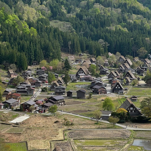 You can see the original scenery of Japan