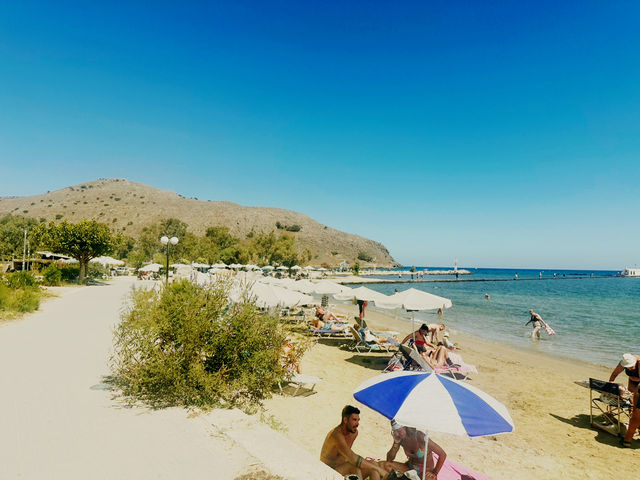 Best beach in Georgioupolis is across the bridge!
