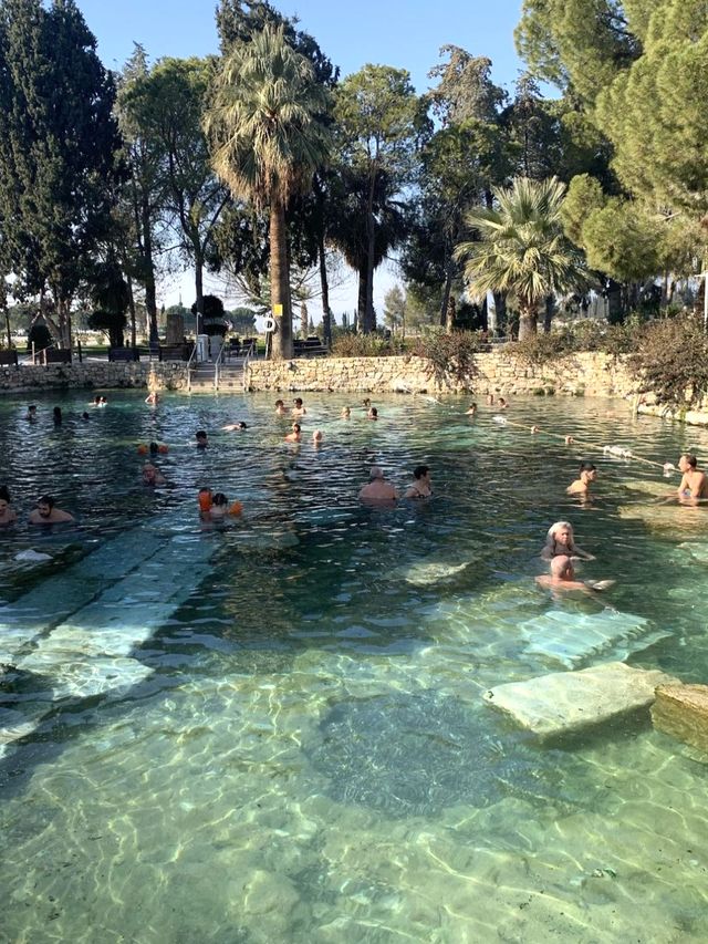 與埃及豔后同池共浴 | 棉花堡Cleopatra pools