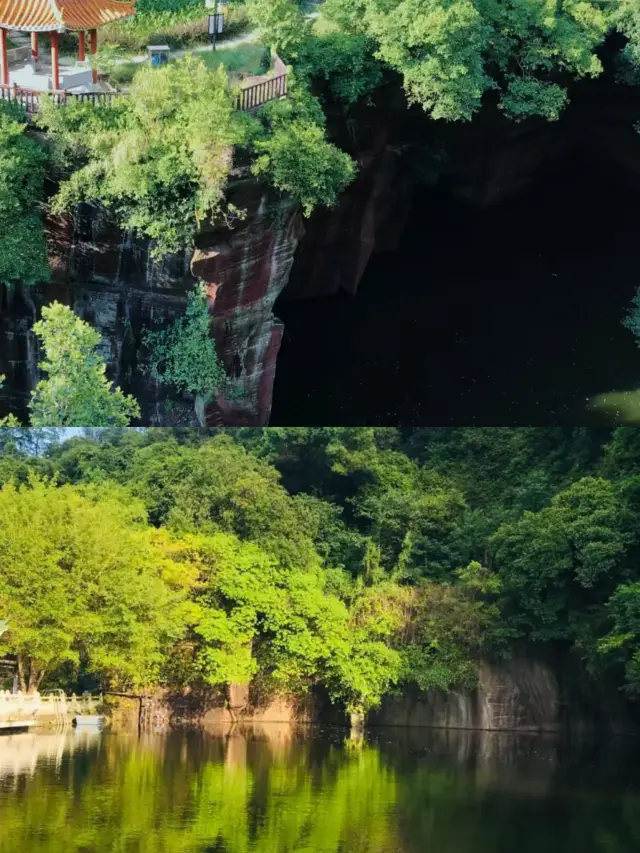 You must go! Rare Danxia landform cliff park in Guangzhou