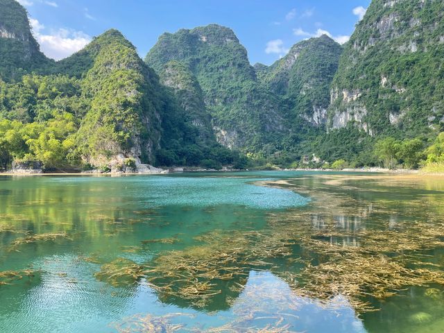 碧波如翠風景似畫，河池的三門海景區