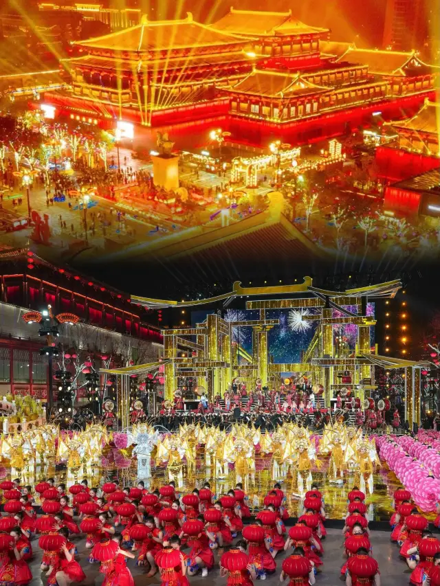 The Xi'an branch of the Spring Festival Gala is amazing!! The prosperous Tang Dynasty is simply too beautiful!!