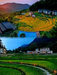住進重慶山間梯田聞稻香飛茑集·重慶！美！