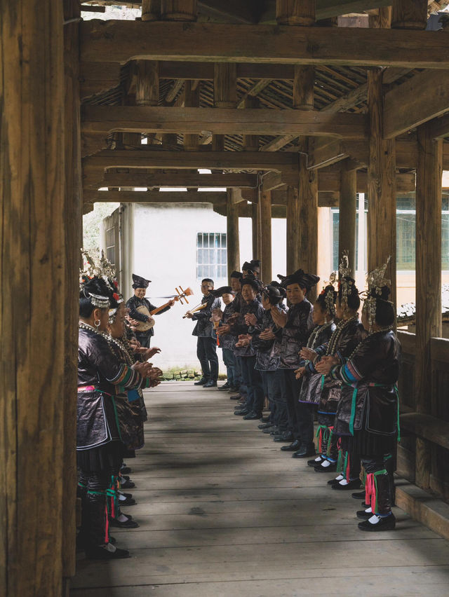 貴州宰蕩古村，小學生作業是學唱歌