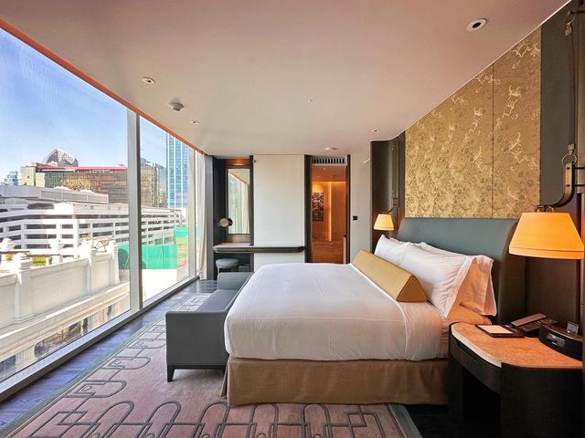 曼谷華爾道夫酒店～單臥室套房的景觀真的是一絕！