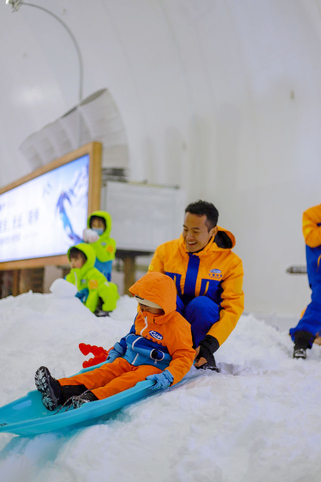 夏日清涼遛娃｜終於在深圳實現玩雪自由啦～
