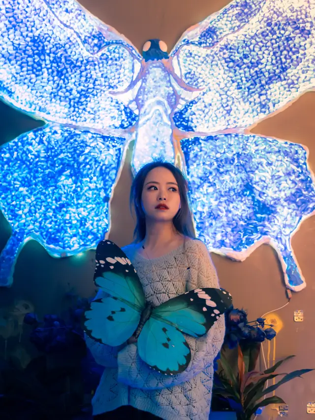 私は昙華林であなたに夢幻の青い蝶を見せてほしい！